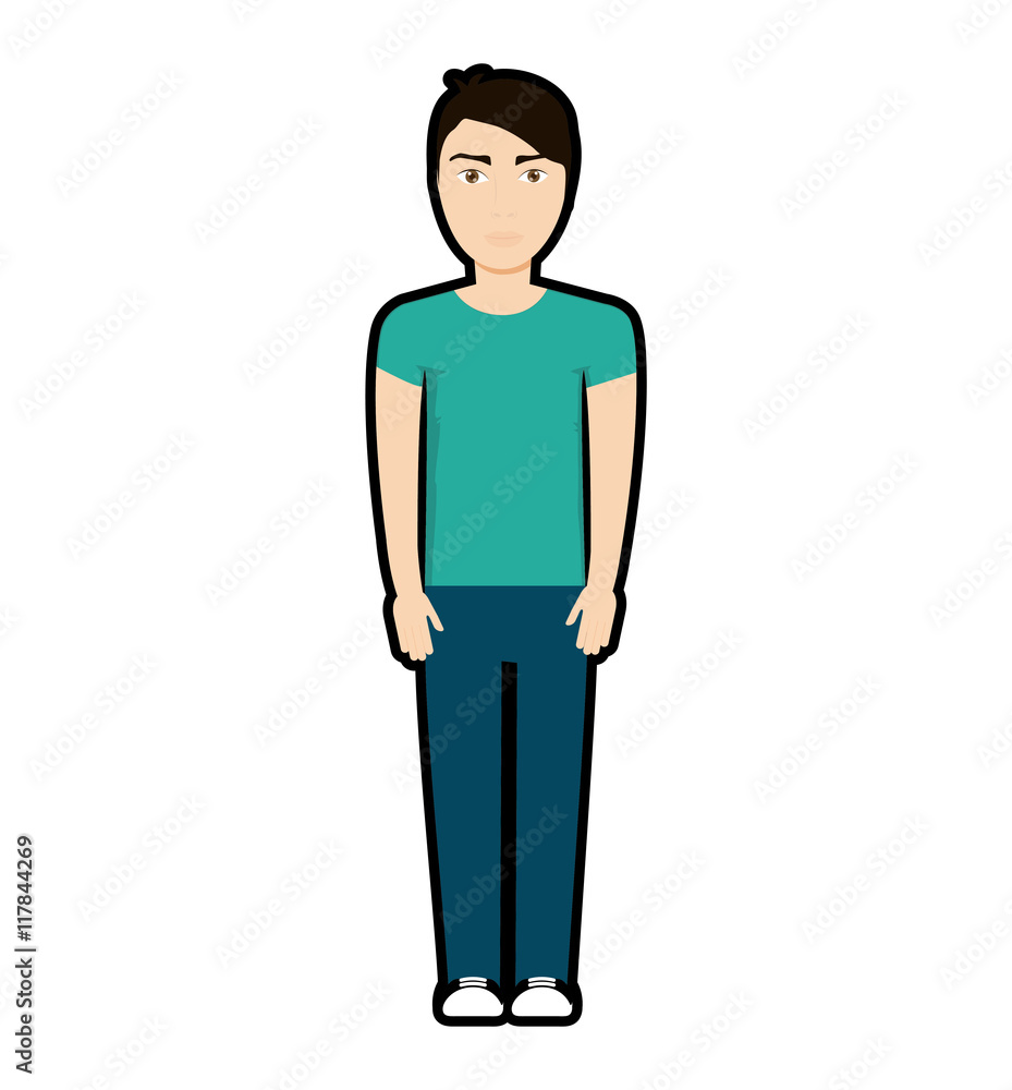 man male avatar person black hair icon. Isolated and flat illustration. Vector graphic man male avatar person black hair icon. Isolated and flat illustration. Vector graphic
