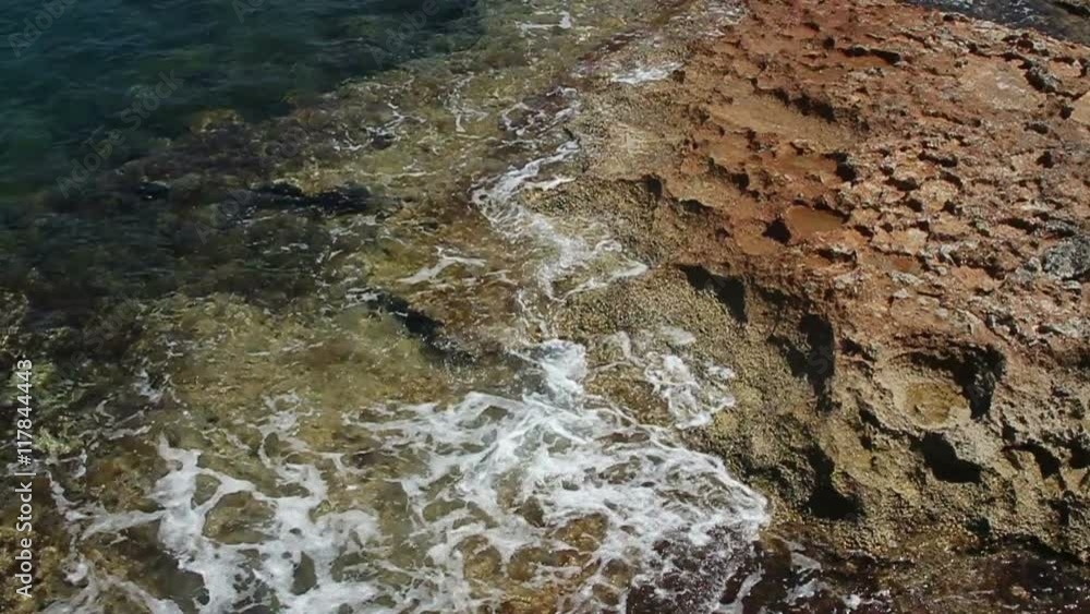 rugged coastline of the island of formentera rugged coastline of the island of formentera