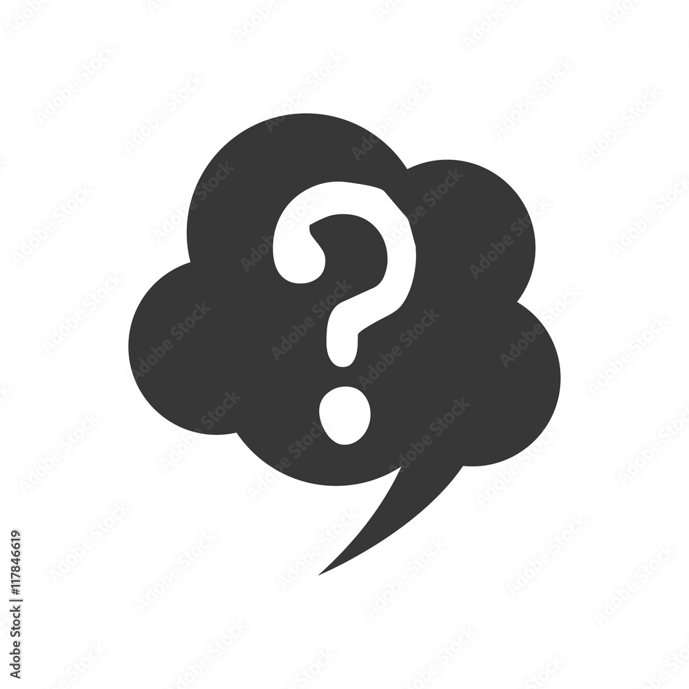 question mark bubble ask why icon. Isolated and flat illustration. Vector graphic question mark bubble ask why icon. Isolated and flat illustration. Vector graphic