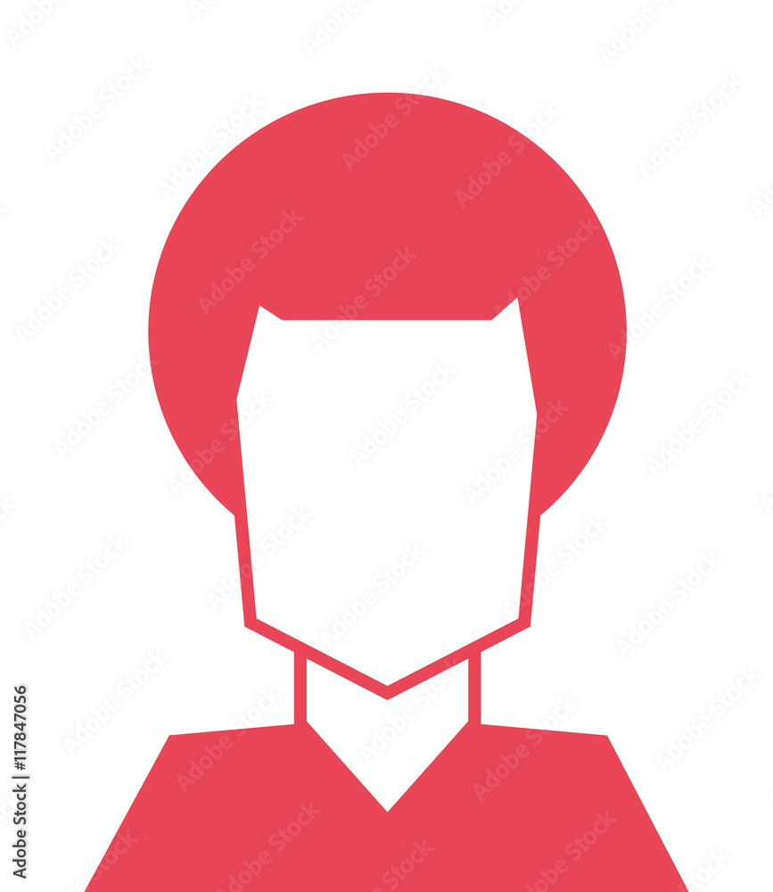 Obraz premium flat design faceless woman icon vector illustration