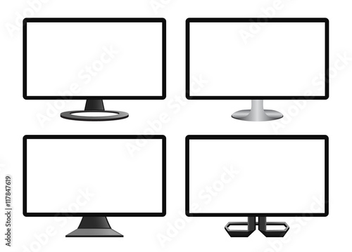 Design computer monitors set .