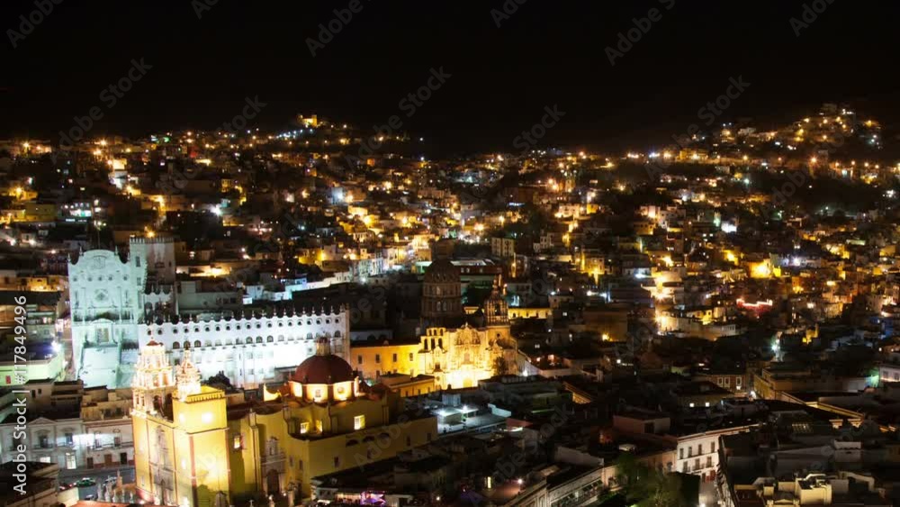 the beautiful skyline of iconic mexican town the beautiful skyline of iconic mexican town