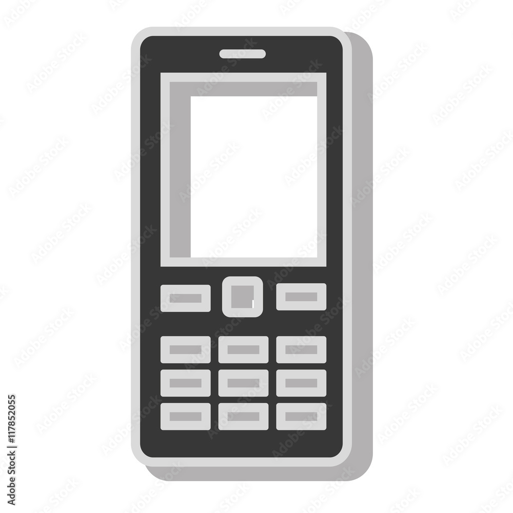 cellphone phone buttons icon, vector illustration icon cellphone phone buttons icon, vector illustration icon