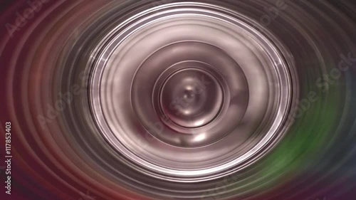 Wahing Machine In Centrifugal Phase