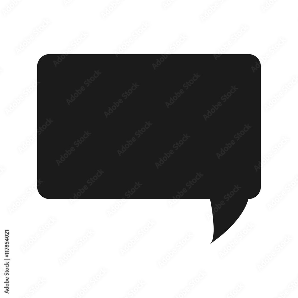 flat design black conversation bubble icon vector illustration flat design black conversation bubble icon vector illustration
