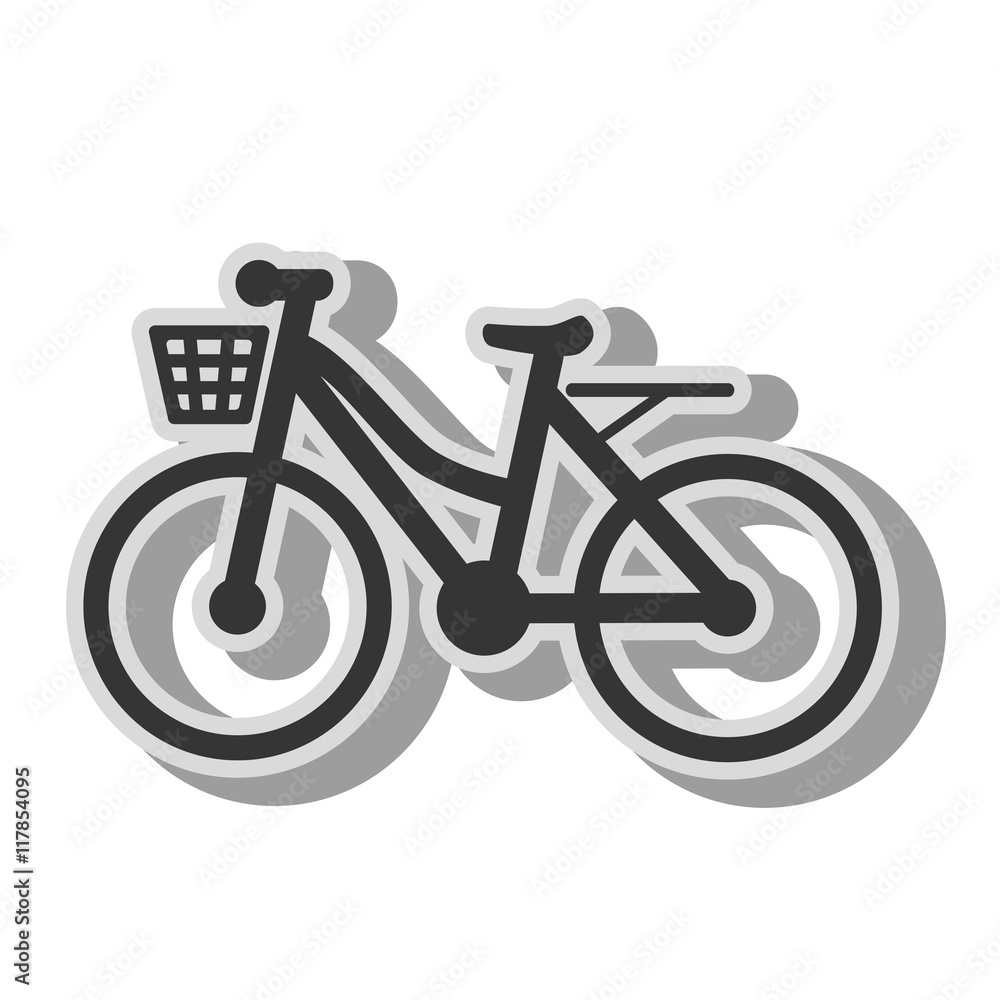 Bike transport vehicle icon vector illustration Bike transport vehicle icon vector illustration