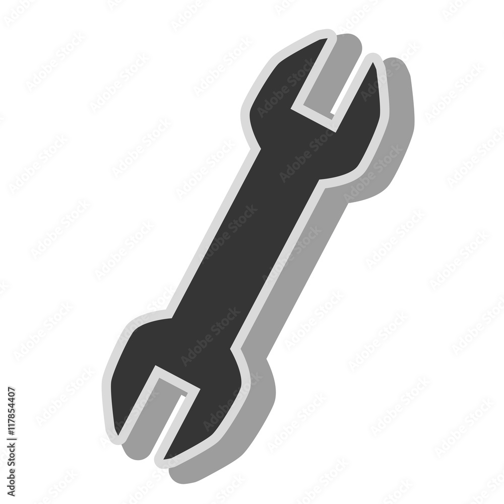 wrench repair tool icon vector illustration wrench repair tool icon vector illustration