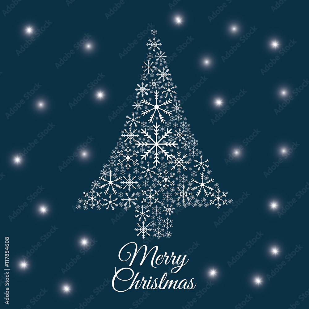 Merry christmas card and icons design, vector illustration. Merry christmas card and icons design, vector illustration.