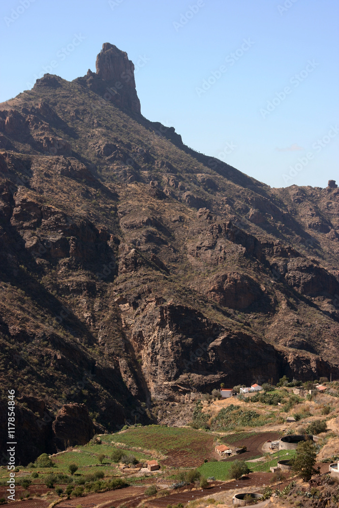 Fototapeta premium Roque Bentayga, Gran Canaria, Spain