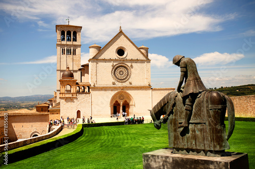 Obraz na plátně Basilica San Francesco d'Assisi