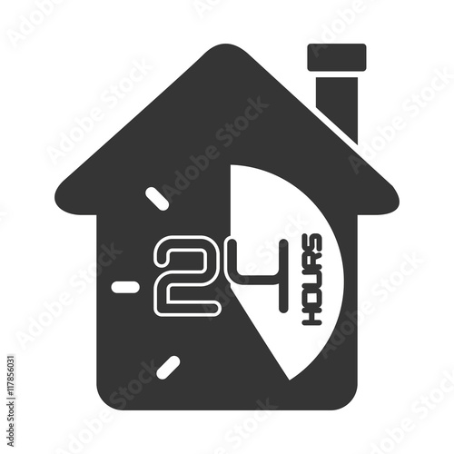 Imprimir Real estate home building icon vector illustration