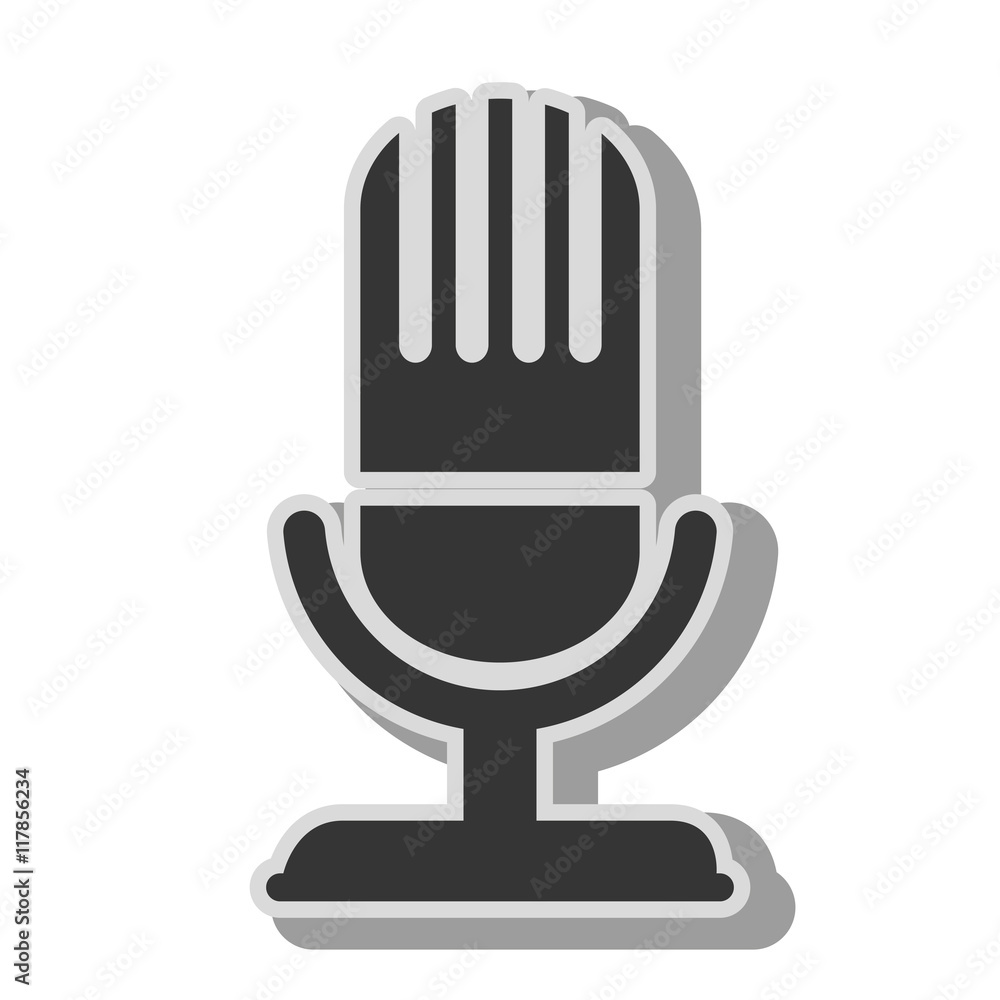 radio microphone theme design icon, vector illustration. radio microphone theme design icon, vector illustration.