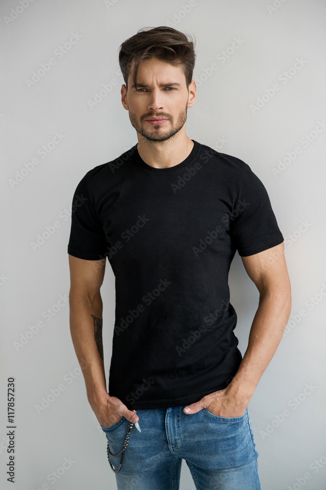 Sexy man posing Sexy man posing