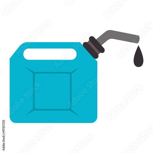 fuel oil can icon vector illustration