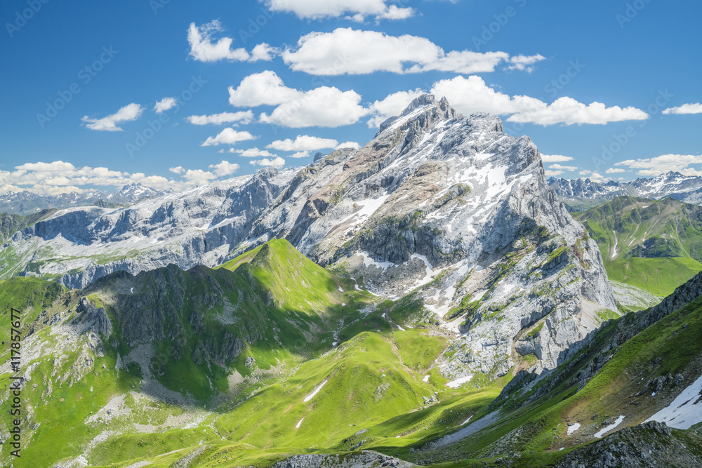 Fototapeta premium Bergpanorama 