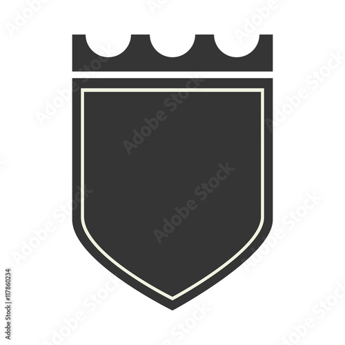Free Download badge vintage shield icon vector illustration - GFXLoad
