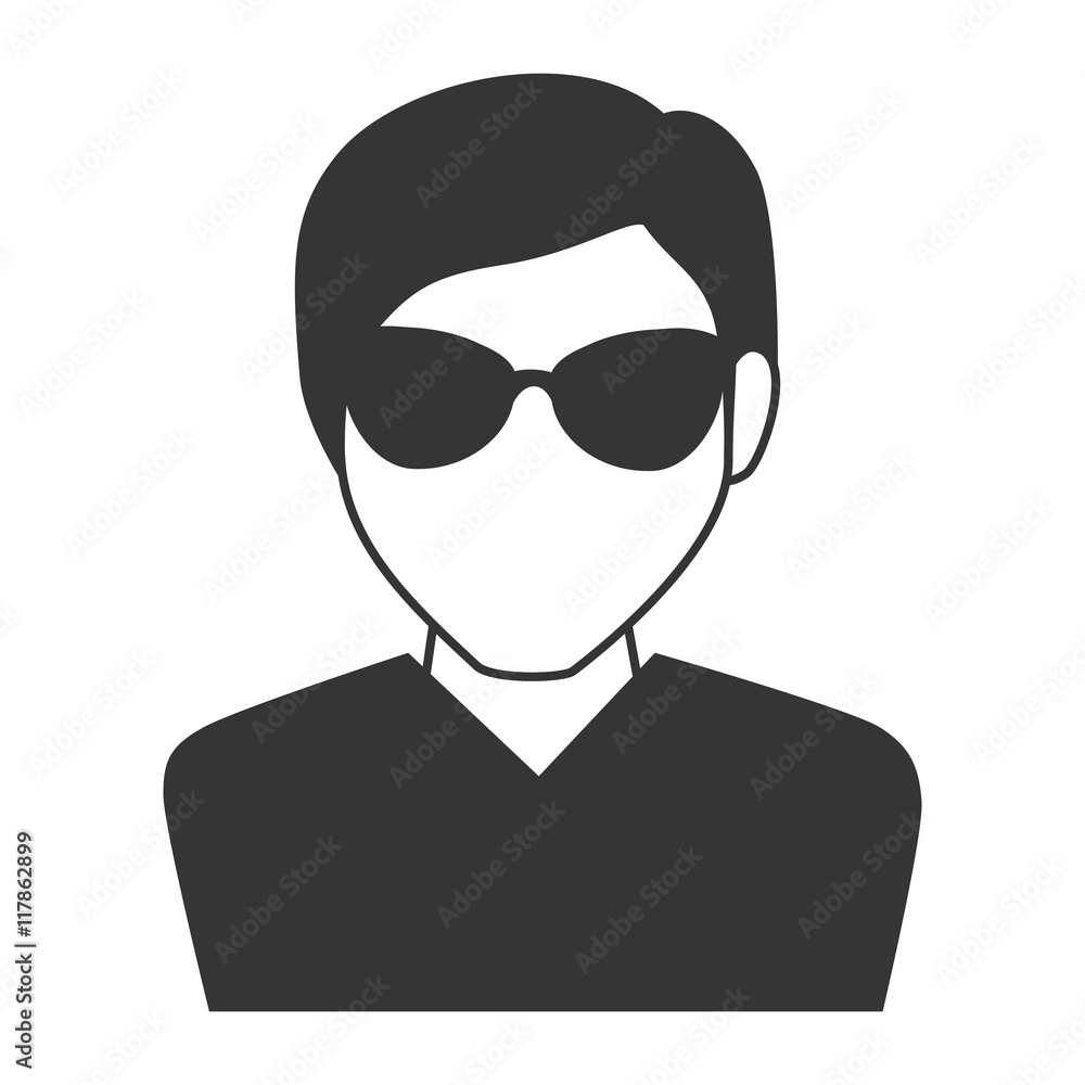 Man Face With Glasses icon PNG and SVG Vector Free Download