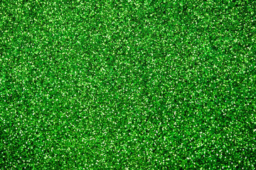 Green glitter background