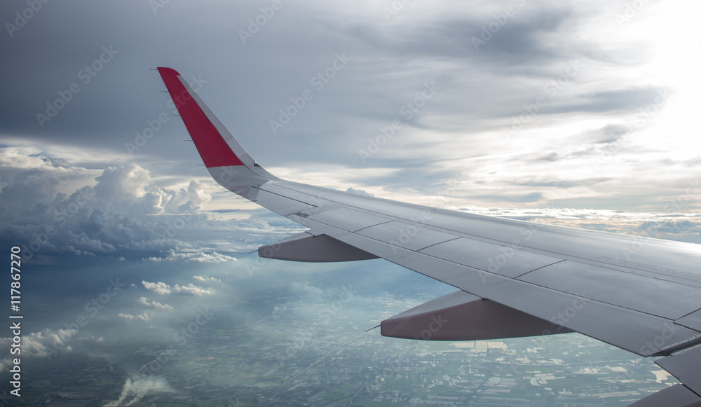 Thailand Top view from Airplane Thailand Top view from Airplane