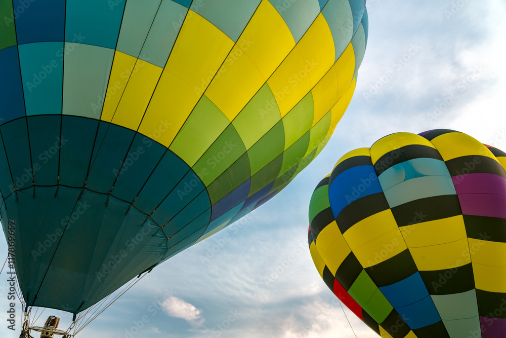 Obraz premium Hot air balloons
