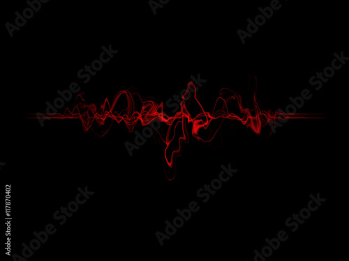 Sound equalizer wave