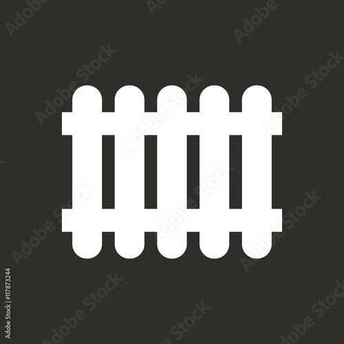 Fence - vector icon.