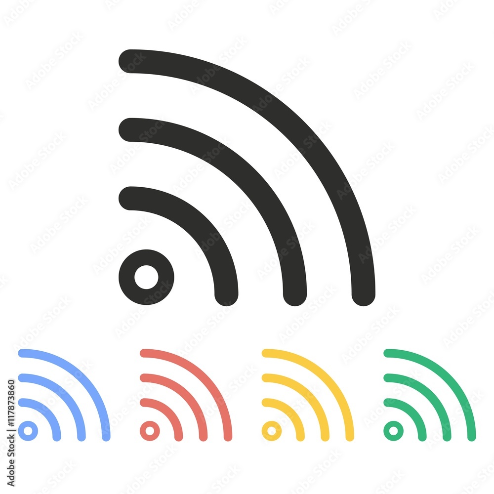 Wi-Fi - vector icon. Wi-Fi - vector icon.