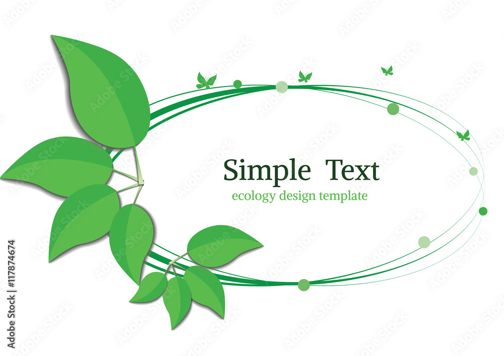 Ecology  template design.