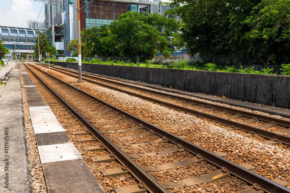 Railway at outdoor