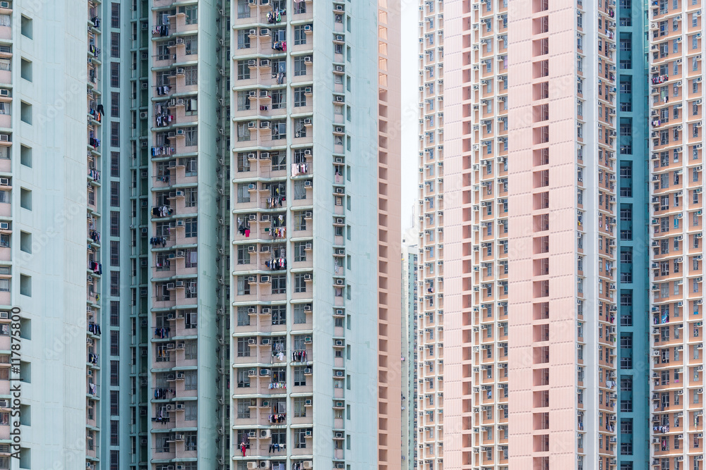 Fototapeta premium Exterior of residential building