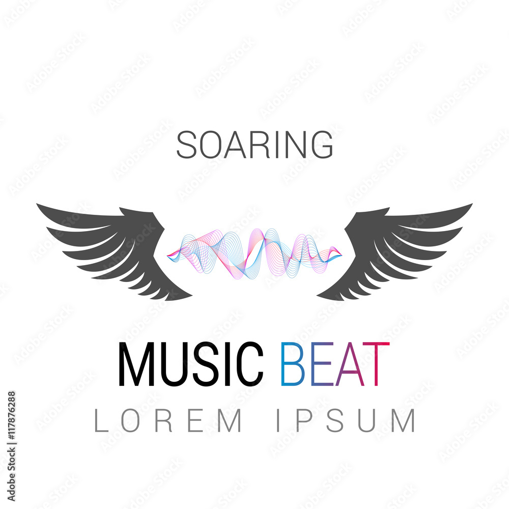 Obraz premium Music beat. Abstract equalizer.