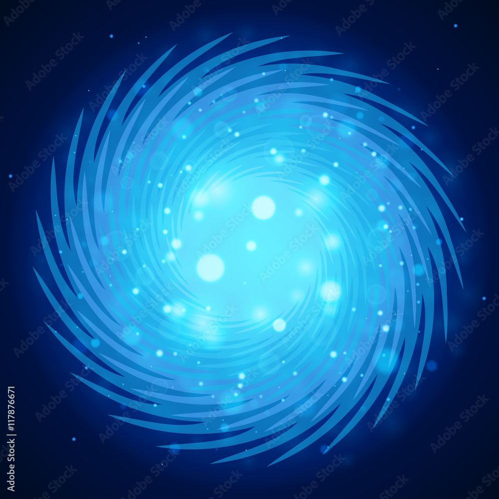 Abstract background with blue circles. Abstract background with blue circles.