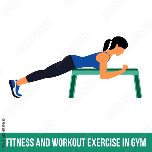 Aerobic icons. Workout