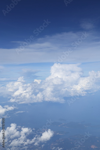 Many Cloudy above Japan Country 