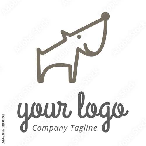 Dog Pet Shop Logo