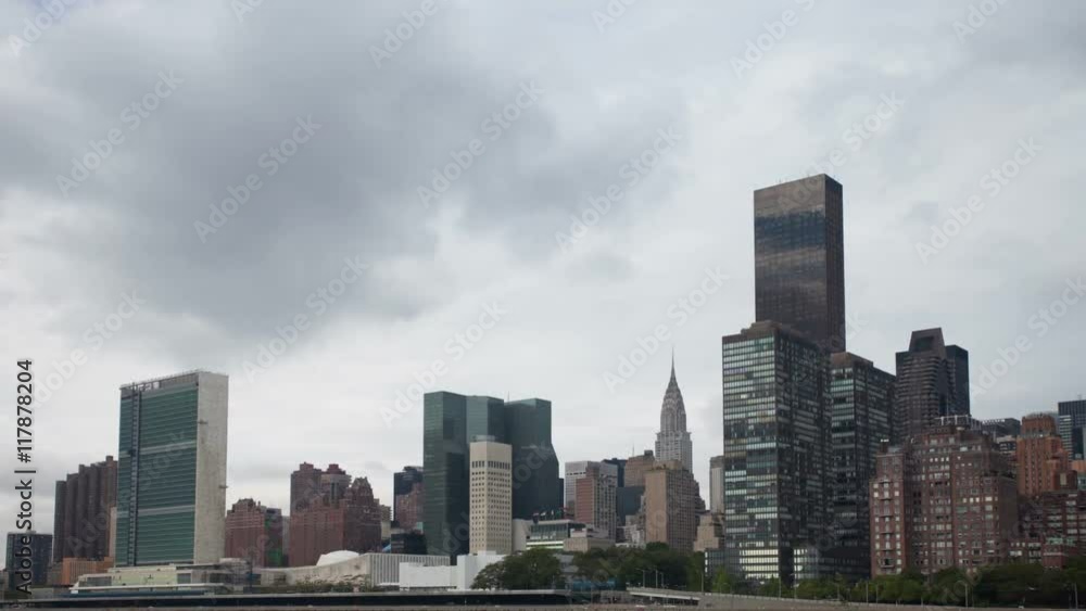 manhattan skyline from a roosevelt island manhattan skyline from a roosevelt island