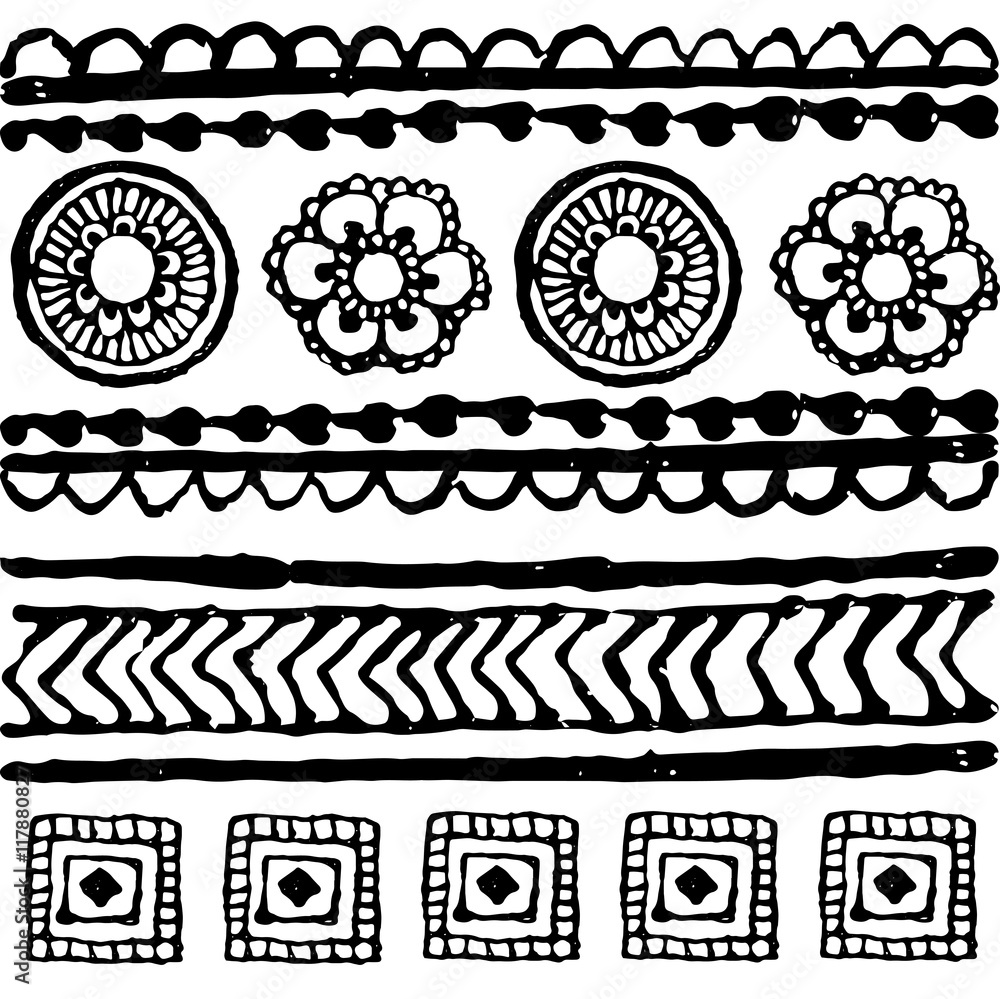 Maori polynesian tattoo border tribal sleeve pattern vector. Samoan  bracelet tattoo design fore arm or foot. Armband tattoo tribal. Stock  Vector by ©marinastorm5554 282773646