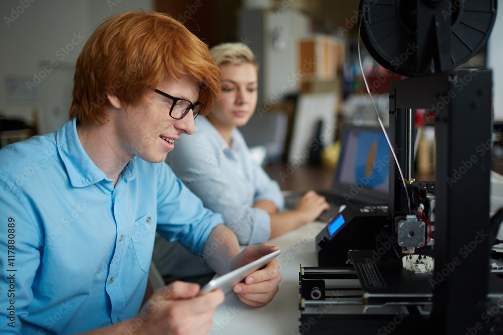 Printing new technological product Printing new technological product