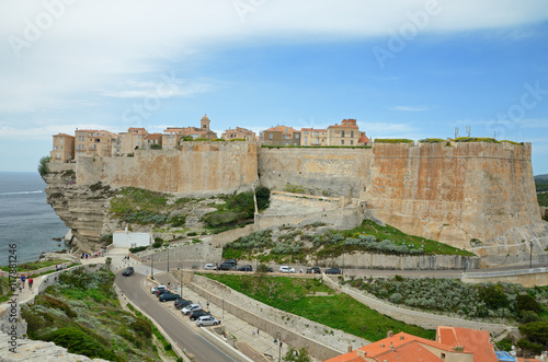Billede på lærred Ancient citadel of Bonifacio