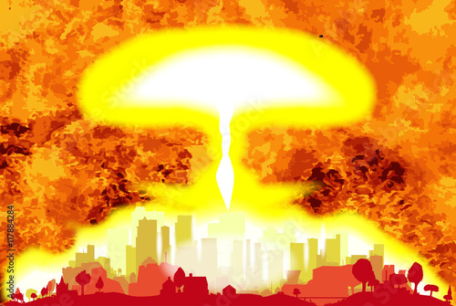 Atomic Bomb Heat Background photo