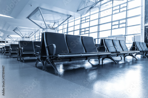 clean airport lounge