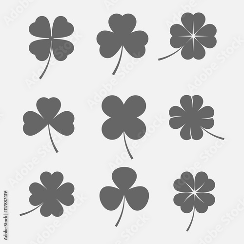 Clover leaves icon