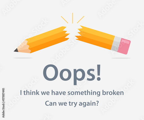 Page with 404 error 