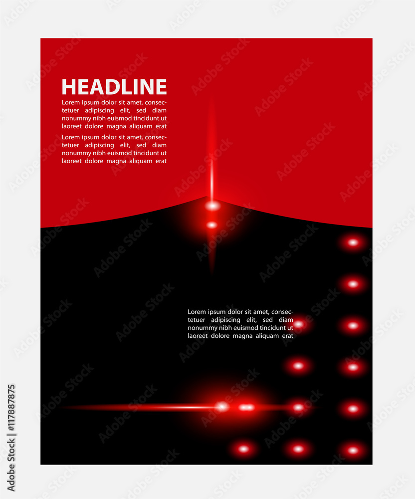 Professional business design layout template or corporate banner design. Magazine cover, publishing and print presentation. Abstract vector background.

