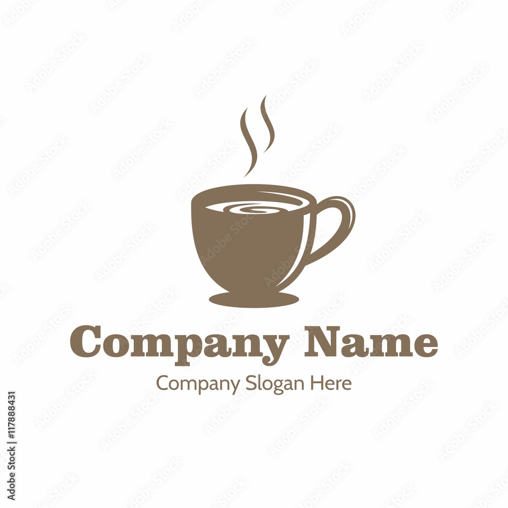 Coffee Cafe Tea Shop Logo Vector Coffee Cafe Tea Shop Logo Vector