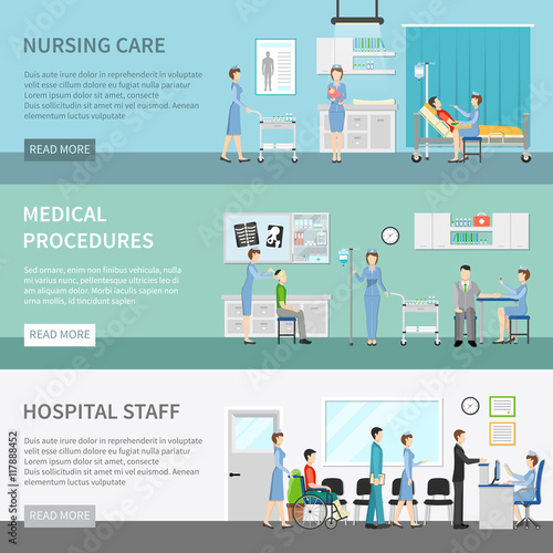 Nurse Health Care Horizontal Banners