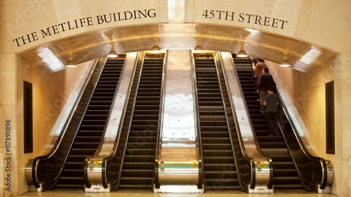 commuters at nyc grand central station