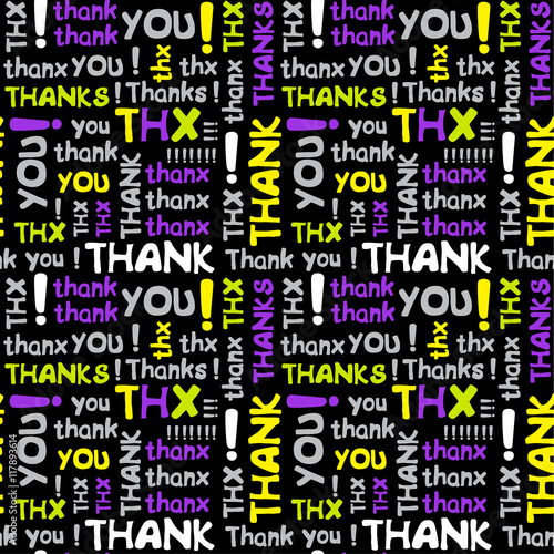 seamless pattern with funny letterings