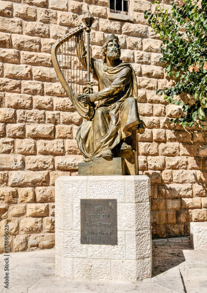 custom made wallpaper toronto digitalKönig David Jerusalem - 2. König Israels nahe der Dormitio-Basilika auf dem Zionsberg