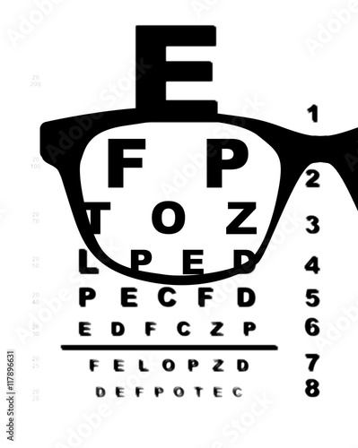 Blurr Eye Test Chart